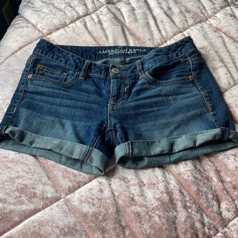 Denim shorts